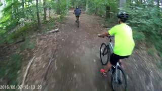 Mountain bike ride - Blainville (Fontainebleau - Lorraine) - sjcam