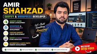 Amir Shahzad | Shopify & WordPress Developer | Custom E-commerce Website Development