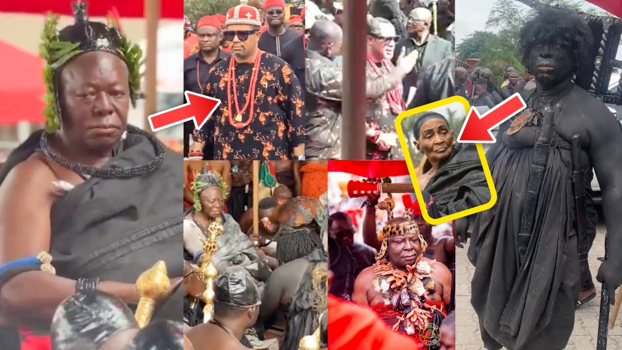 'IGBO King' YAWA At Asantehemaa's Funeral & Culture On Display - FULL STORY