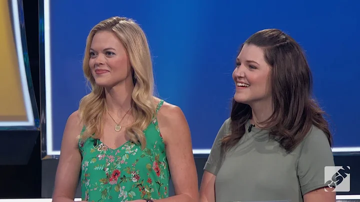 Former Miss Louisiana April Nelson on TV game show...