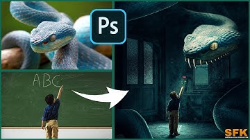 Ps Touch Manipulation Tutorial | Background Match Photo Editing | Step by Step