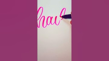 Lettering subscribers name #viral #video #trending #youtubeshorts #calligraphy #moderncalligraphy