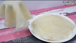 How To Make Popiah Skin (如何在家自己做薄餅皮)