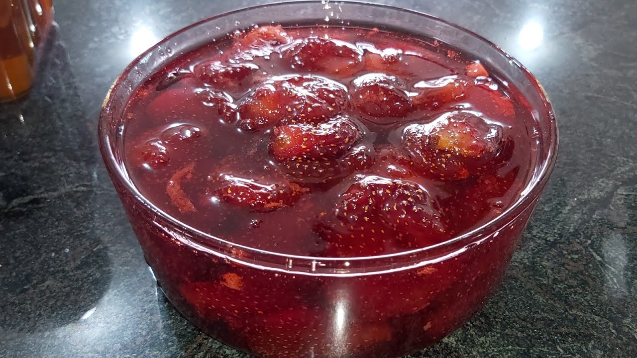 چونیەتی دروست کردنی مورەبای شلیک_Strawberry jam