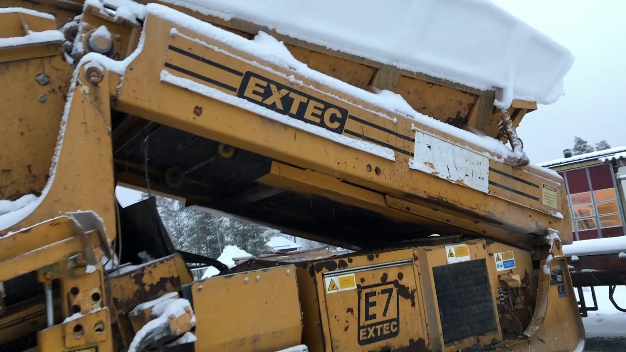 Grovsorterare Extec E7 säljs på klaravik