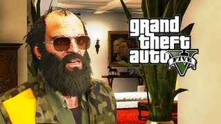 GTA V #19 - Trevor, Michael e Chop Confunde Granada com Bola! (GTA 5 em Português PT-BR)