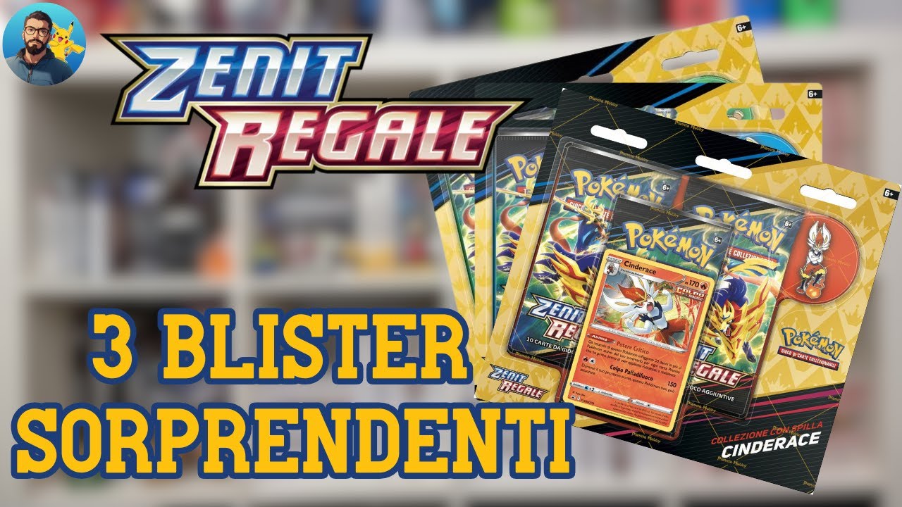 Tris di Blister con Pokemon Zenit Regale