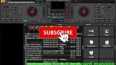 how to set keyboard shortcut keys for scratching  in virtual dj 2018 by DAVIDON DJ UG