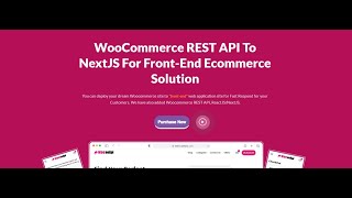 woocommerce REST API To NextJS for Front-End || Quick SetUp
