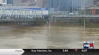 River levels in the Tri-State