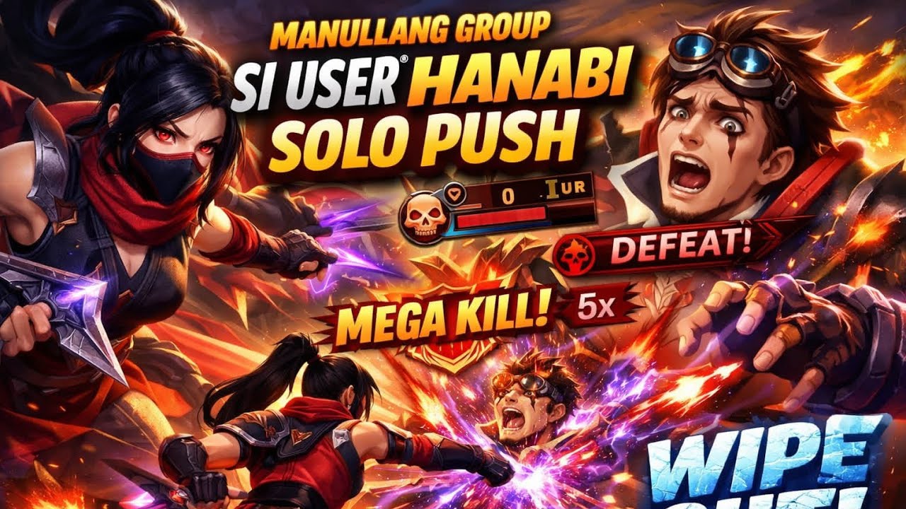 Solo push movement penentu kemenangan HANABI BARBAR