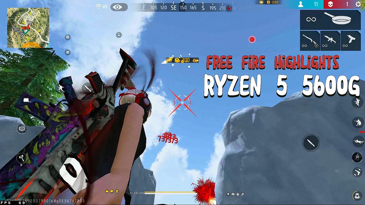 Vibes 2021...🎶 Ryzen 5 5600g (Free Fire Highlights)