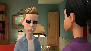 Ronnie Pepper Sprays Johnny Test Grounded