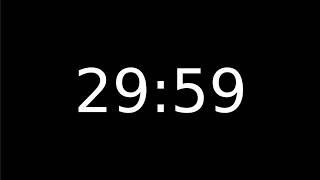 30 Minute Focus Timer for Deep Work (No Music, Silent Countdown)