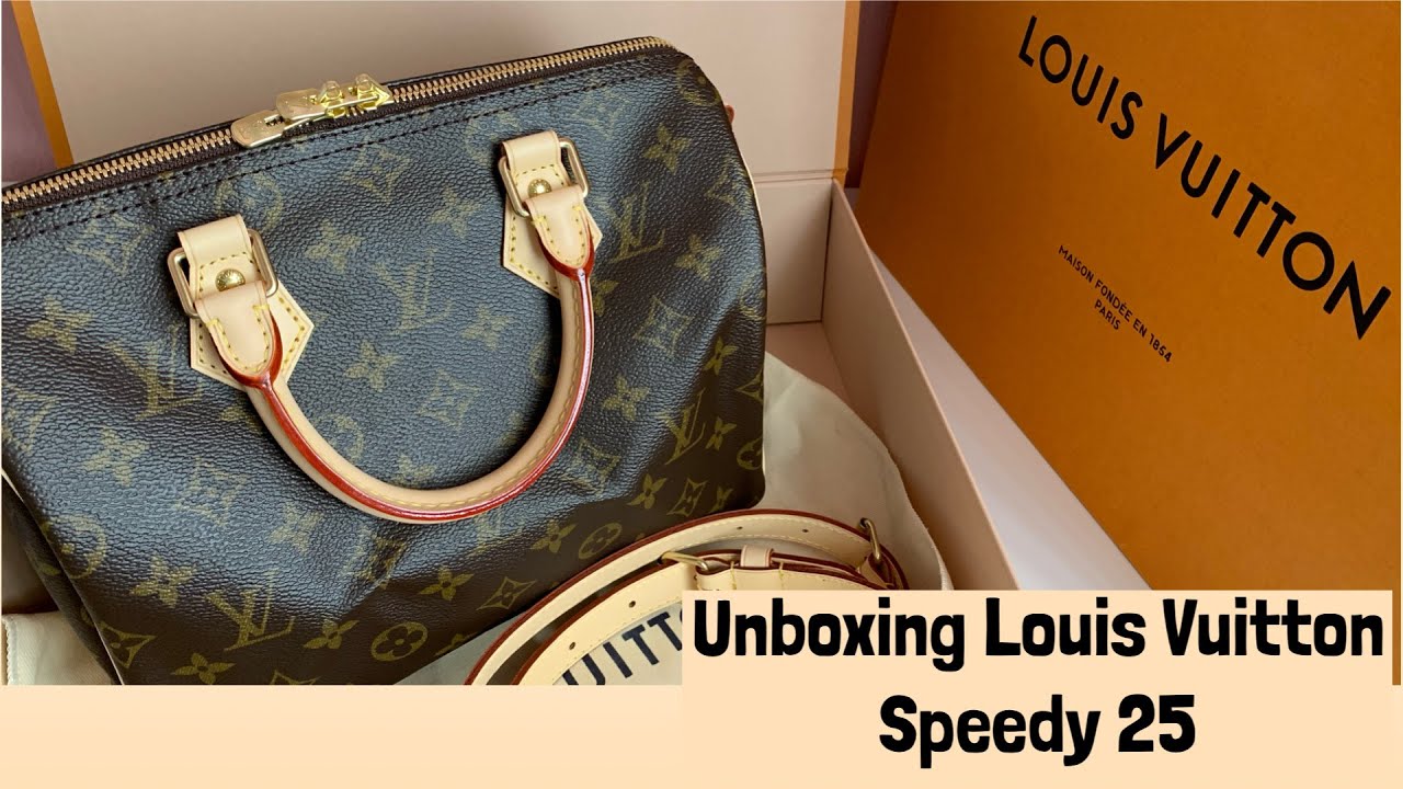 UNBOXING = LV Speedy 25 Bandouliere & Outfit of the Day OOTD! 