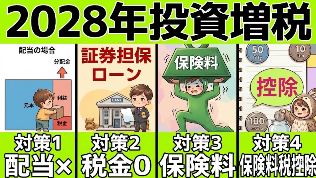 【手遅れ厳禁】投資利益35倍増税へ！「知っている人」だけが得をする、今すぐ取るべき4つの神行動|図解でわかる経済とお金