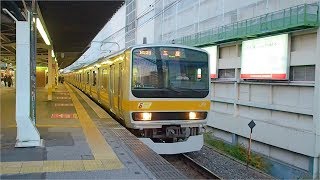 総武線E231系B25編成　錦糸町駅発車