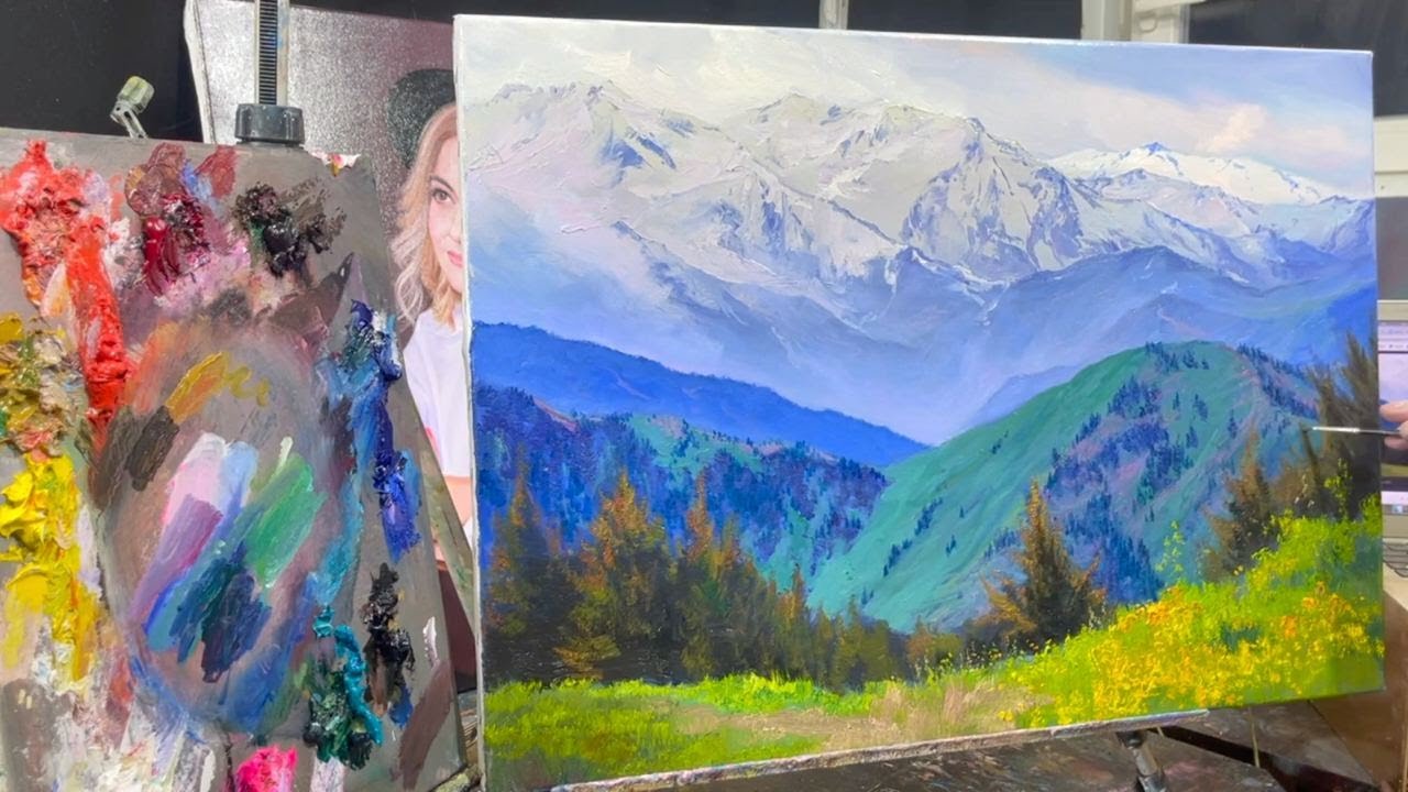 Пишем горы: 