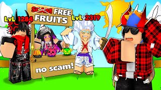 These SCAMMERS Tried To HUNT Me Down, And This HAPPENED... (ROBLOX BLOX FRUITS)