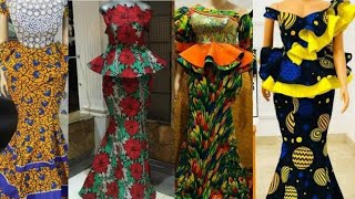 2021 styles : Ankara skirt and Blouse style for weddings  in 2021| Fashionable  #ankara designs