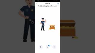 Easy Game Brain Test Level 164 What does police officer want Walkthrough Solution