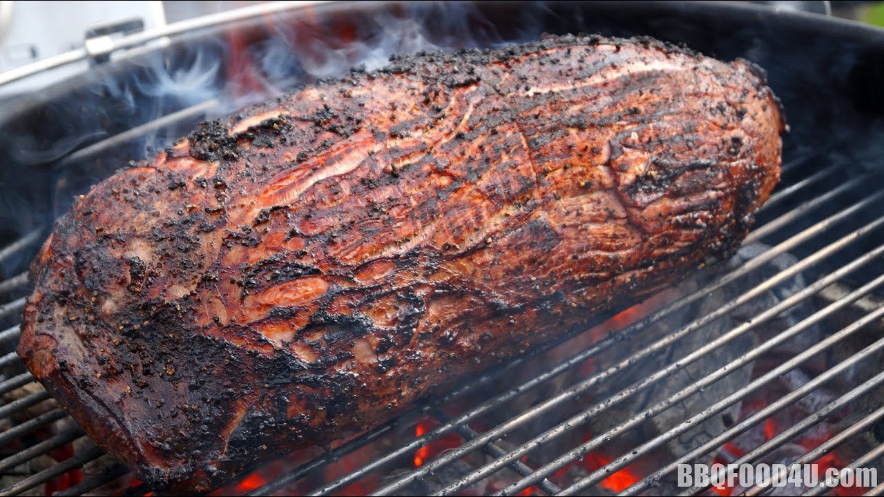 Roast Beef Recipe Works on the or in the oven - BBQFOOD4U - YouTube
