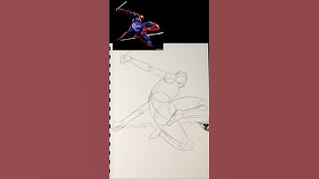 How to Draw any Dynamic Pose in 15 seconds #shorts