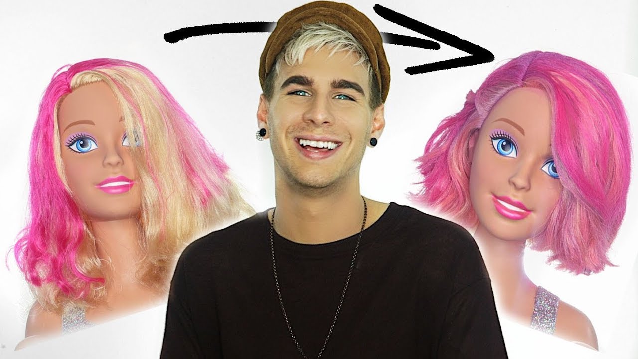 Hairdresser Gives Barbie An Extreme Makeover Bradmondo Youtube