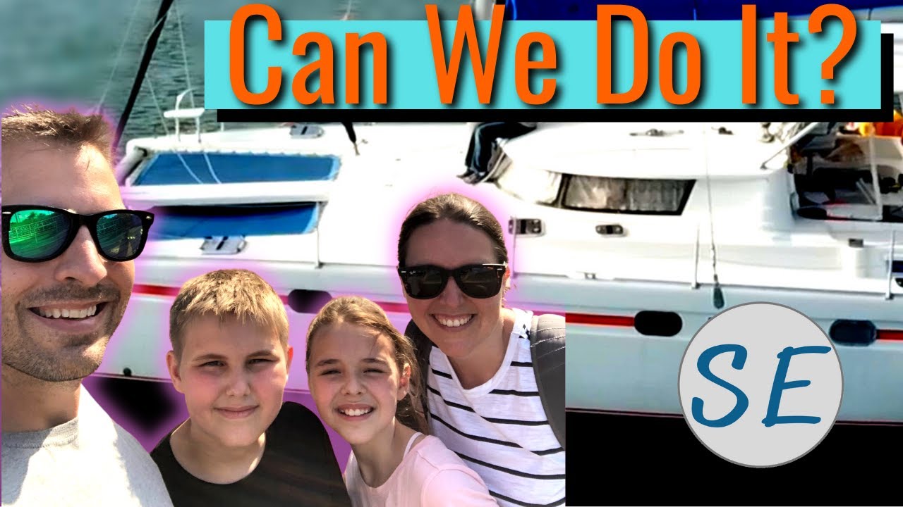 Family Moves onto a Catamaran Sailboat [WHILE RENOVATING]