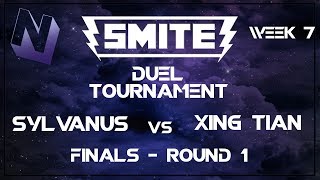 Smite: Duel Tournament! (Week 7) | Guardians only! | Finals | Sylvanus vs Xing Tian | Round 1