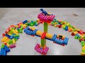 ASMR Satisfying building a DIY amusement ride using building blocks  blocks games/#asmr#asmrsoundsaa