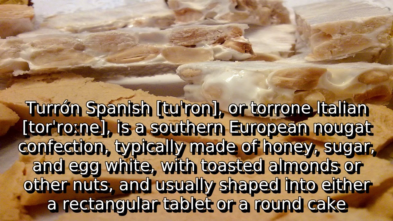 Learn about turrón what is ajonjoli YouTube