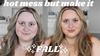 I went on a fall makeup rollercoaster *trying new-to-me products*