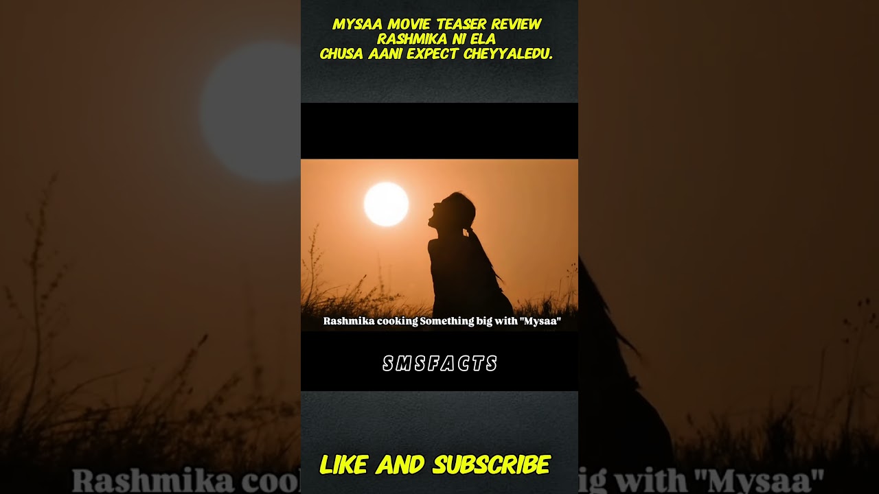 mysaa movie teaser review. #teaser #movie #viral #youtubeshorts