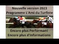  excel turf  nouvelle version du programme lami du turfiste