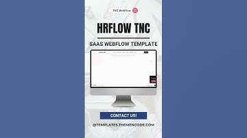 HRFlow TNC - SaaS Webflow Template