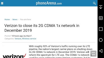 Verizon to Shut Down Its 2G CDMA 1x Network by December 2019