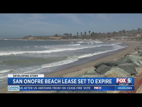 San Onofre Beach lease set to expire