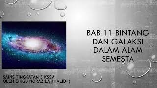 Nota Bab 11 Sc F2 Bintang Dan Galaksi Dalam Alam Semesta