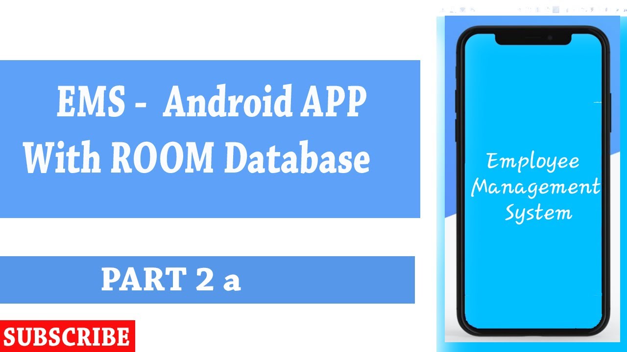 Android App With ROOM Database - Part 2 a || Employee Management System ...