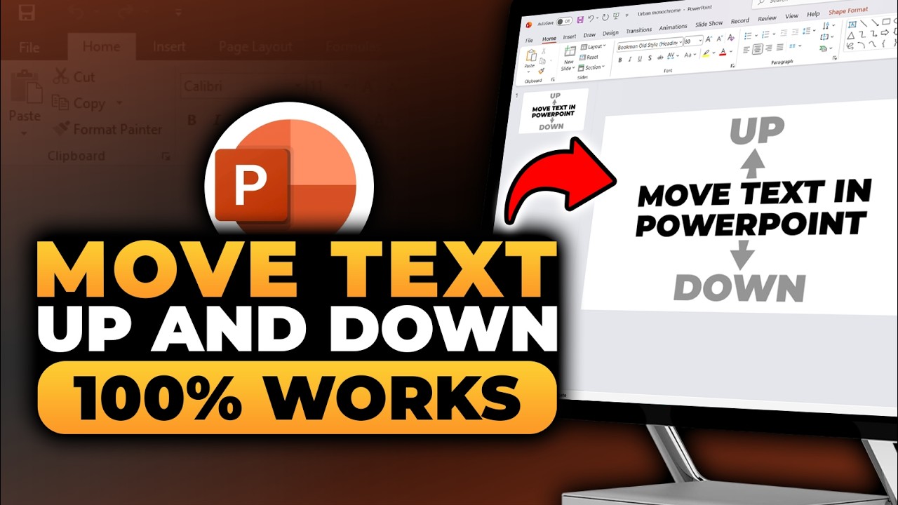 How To Move Text Up And Down in PowerPoint (𝟮𝟬𝟮𝟲) | 100% WORKS | NO ...