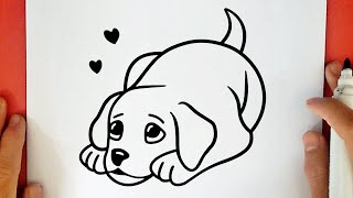 COMMENT DESSINER UN CHIEN