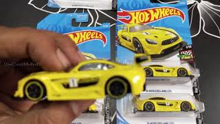 /'16 Mercedes-AMG GT3 w//2018 Versions 2019 Hot Wheels Race Day #74 Lot of 4
