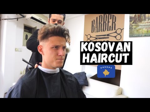 Getting a $3 KOSOVAN Haircut! GJAKOVA 🇽🇰