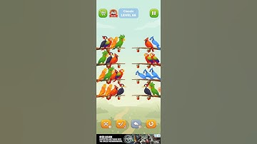 Bird sort puzzle walkthrough #viral #shorts #trending #short #birds