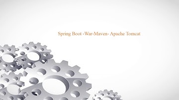 Spring boot Maven War File into Tomcat