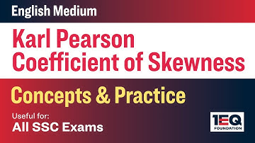 Karl Pearson Coefficient of Skewness | SSC CGL 2025 | Formula, Concept & Examples Simplified