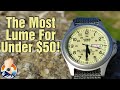 Incredible Full Lume Field Watch! Lorus RJ655AX9 Review