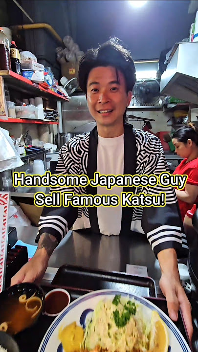 Handsome Jap Guy sells Famous Tonkatsu (Affordable)at 6 Coffeeshops...🤯🧐😫