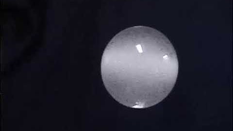 Rotating sphere of water in microgravity! 😱😍♥️